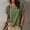 A321 Army Green, variant on Womens Overlap Hem Henley Button Down Short Sleeve Top Casual Round Neck Summer Shirts Fashion Cross Front Blouses Loose Fit Basic Everyday Jersey Tees