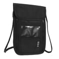 thumbnail image 1 of Unique Bargains Neck Wallet Travel Pouch, Passport Holder RFID Blocking Neck Pouch, Black, 1 of 6