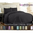 thumbnail image 4 of Neutral Solid Color 3-Piece Duvet Cover Set by Southshore Fine Linens, 4 of 6