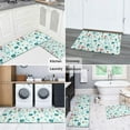 thumbnail image 5 of Pioneer Flower Floral Print Pattern Kitchen Rugs Sets Of 2,Anti Fatigue Kitchen Mat Rugs Non Slip Washable,Decorative Kitchen Floor Mats for Kitchen,Sink,Laundry,17"x30"+17"x47", 5 of 7