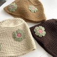 thumbnail image 2 of CoCopeaunts Women Beanie Hat Dome Knitted Fisherman Hat Autumn Winter Fashion Cute Outdoor Warm Hand Hook Flower Bucket Cap, 2 of 8