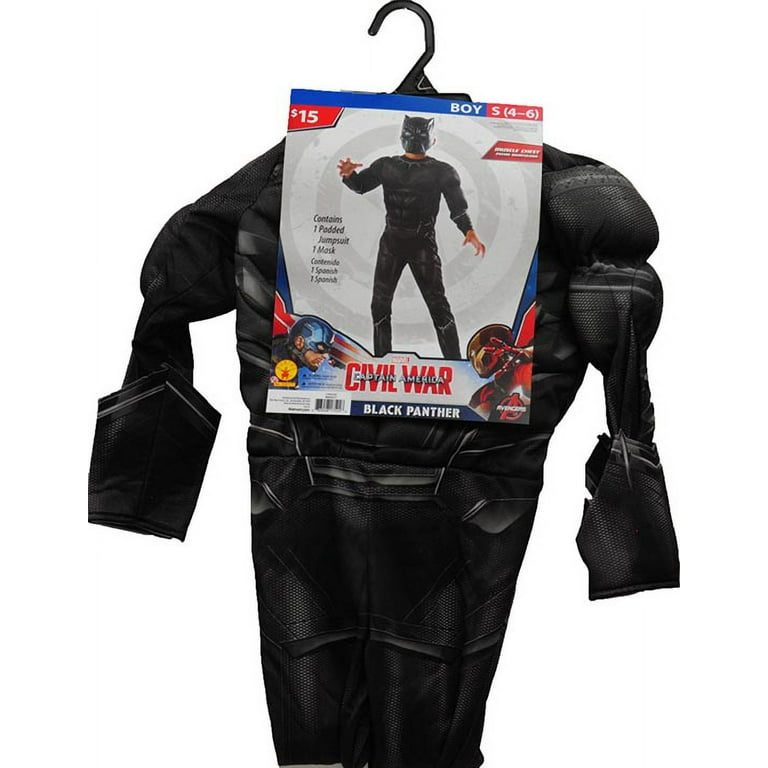Black Panther Child Costume Padded Chest