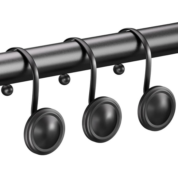 Black Metal Shower Curtain Hooks Decorative Shower Curtain Hooks Shower Curtain Rings