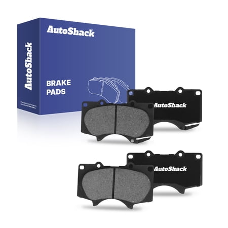 AutoShack Front Ceramic Brake Pad Set for Toyota & Lexus, Tacoma 2005-2025 4Runner 2003-2024 Tundra 2000-2006 GX460 2010-2023, AWD 4WD RWD L4 2.4L 2.7L V6 3.4L 3.5L 4.0L V8 4.6L 4.7L