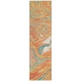 thumbnail image 2 of Addison Rugs Chantille Indoor/Outdoor Transitional Geometric, Abstract Orange Washable Runner Rug, 2'3" x 7'6", 2 of 6