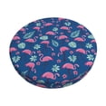 thumbnail image 2 of Lsque Plants And Flamingos Round Bar chair cushion covers Velvet Fabric Premium Comfort Protects from Scratches and Stains for 14-17 Inch Chair- 13 inch, 2 of 7