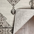 thumbnail image 4 of BNM Modern Medallion Indoor Area Rug, 3' x 5', Cream-Grey, 4 of 7
