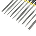 thumbnail image 3 of Unique Bargains 10Pcs Smooth Cut Bearing Steel Needle File Set with Rubber Handle, 5mm x 180mm, 3 of 4