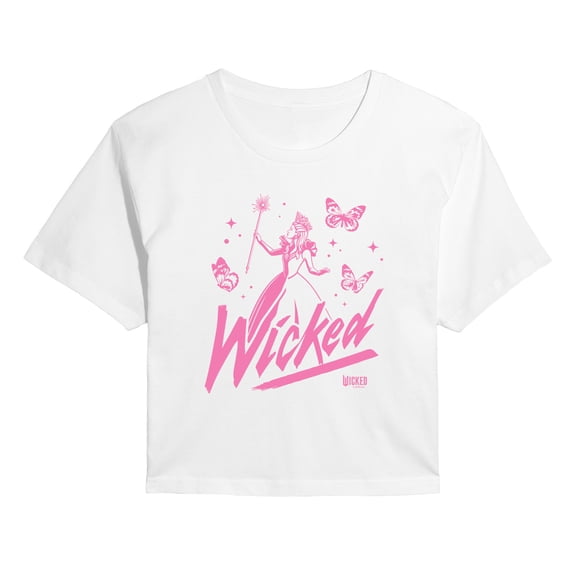 Wicked - Sketch Glinda Cropped Graphic T-Shirt