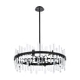 thumbnail image 5 of Serena 32 inch crystal round chandelier in black, 5 of 9