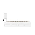 thumbnail image 5 of AFI Tahoe Full Wood Platform Bed with Headboard Footboard & 2 Storage Drawers, White, 5 of 7
