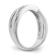 thumbnail image 6 of 14K White Gold Ring Band Wedding Diamond Round, 6 of 7