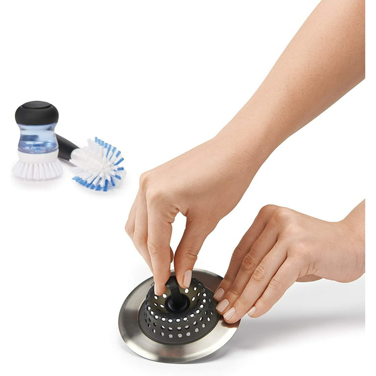 OXO Good Grips Silicone Sink Strainer with Stopper 13268300 - The