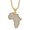 Gold, variant on Cubic Zirconia Map Necklace for Women Men Stainless Steel Stackable Pendant Jewelry Chain Gold