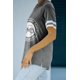 thumbnail image 2 of ABPHQTO Camiseta gris con gráfico estampado Support Your Local Farmers Car para mujer, 2 of 5