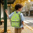 thumbnail image 6 of Soccer and Net Green Pattern 17" School Backpacks for Teens,Waterproof Oxford Fabric,S-Shape Padded Straps for School,Travel,Hiking,Camping, 6 of 6