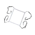 thumbnail image 1 of Colaxi Baseball Training Net Pitching Target Goal Frame Net Practice Scoring Training Equipment Accuracy Training Strike Zone Target 1 Hole, 1 of 8