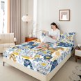thumbnail image 4 of jejeloiu Boho Cute Horse Twin Sheet Sets,Bohemian Exotic Style Bedding For Teens Kids 3pcs, 4 of 7