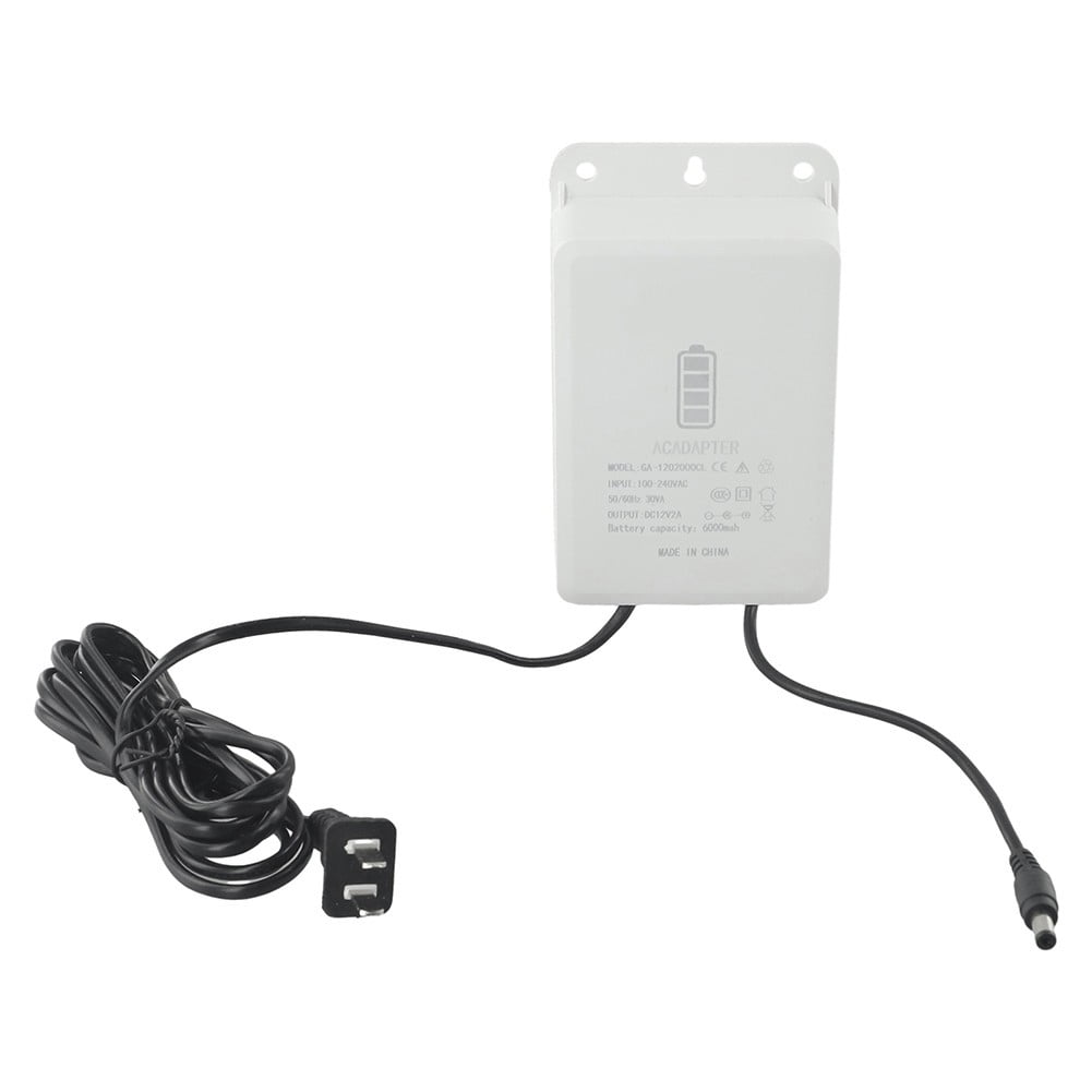 1pc 12V-2A White Uninterruptible Power Supply Adapter Mini UPS Battery Backup Interface 6000mAh Built-in Battery Instrument Part