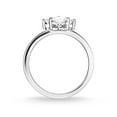 thumbnail image 3 of Dash Jewelry Stunning 1.6 Ct Round Cut Moissanite Engagement Ring - Moissanite - 14K White Gold Plated Rings - Perfect Proposal Ring - Wedding Jewelry Gift for Her - Anniversary Ring, 3 of 3