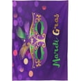 thumbnail image 2 of Coolnut Mardi Gras Tablecloth, Waterproof Washable Polyester Square Table Cover, Durable Tablecloth for Kitchen Dining Table Party Decor, 54"x54", 2 of 7
