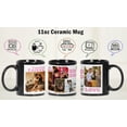 thumbnail image 3 of Printtoo PersonalizedPhotoCollage CoffeeMugTogether Forever Xoxo Love Custom Picture Ceramic CupDishwasher & Microwave Safe- 11 Oz -Black, 3 of 6