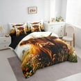 thumbnail image 3 of Manfei Highland Cow Bedding Comforter Set 7 Pieces, Farm Animal Queen Bedding Sets, Rustic Farmhouse Queen Sheet Sets, Luxury Bedroom Decor, 3 of 8