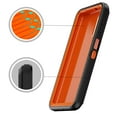 thumbnail image 6 of TASHHAR Samsung Galaxy A23 5G Case with Privacy Screen and Lens Protector Military Grade Heavy Duty Protection 3 in 1 Shockproof Armor Rugged Durable Detachable for Galaxy A23 5G Phone - Black+Orange, 6 of 6