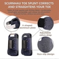 thumbnail image 2 of Toe Splint, Toe Corrector brace, Toe Straightener for Hammer Toe, Crooked Toe, Mallet Toe, Bent Toe, Claw Toe, Toe Wrap to Align and Support Broken To, 2 of 5