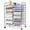 Clear, variant on KOTEK 15-Drawer Rolling Storage Cart, Multipurpose Mobile Utility Cart with 4 Wheels, Home Office School Tools Scrapbook Paper Organizer (Clear)