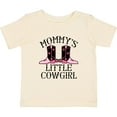 thumbnail image 3 of Inktastic Mommy Little Cowgirl Baby Clothes Girls Baby T-Shirt, 3 of 5