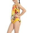 thumbnail image 6 of Biekopu Women Summer 2pcs Swim Bikini Suit, Sleeveless Swimming Floral Vest Tops+Swimwear Shorts for Pool Beach, 6 of 9