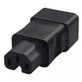 thumbnail image 1 of Enchufe de conversión de energía,IEC320 C20 a C15 Enchufe de conversión de energía CA,Conector de adaptador de corriente 10A 16A 250V Negro,El reemplazo del adaptador de enchufe de, 1 of 8