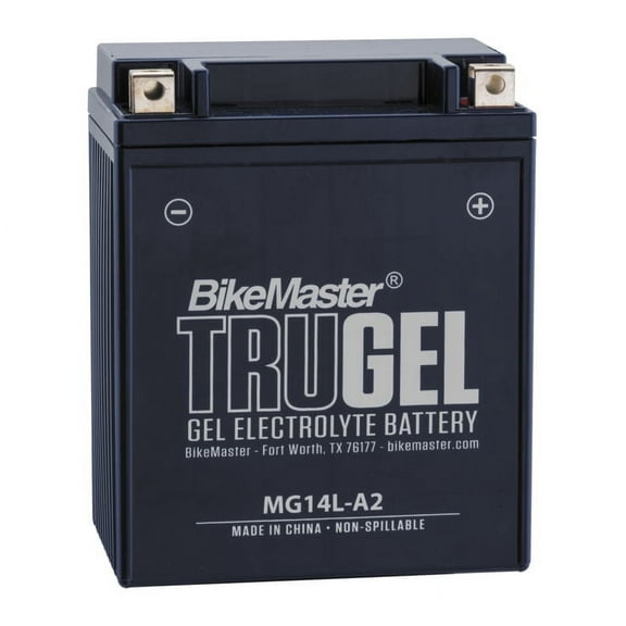 BikeMaster TruGel Battery MG14L-A2 for Yamaha FZ700 Genesis 1987