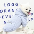 thumbnail image 3 of SPRING PARK Solid Color Dog Hoodie-Soft and Warm Dog Hoodie Sweater with Back Pocket, Dog Winter Coat, Cold Weather Clothes for Dog, 3 of 7