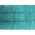thumbnail image 1 of Ahgly Company Indoor Rectangle Oriental Turquoise Blue Industrial Area Rugs, 7' x 9', 1 of 4