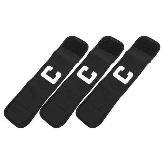 Topbathy 3pcs Football Captain Armbands Bands Adjustable Team Leader Arm Signs for Soccer Basketball Players Adults Youth