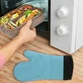 thumbnail image 4 of Wadada Heat and Slip Resistant Silicone Oven Mitts,Unique Heat Resistant Food Grade Silicone,Soft Cotton Lining, Waterproof, BPA-Free, Flexible Thick Gloves for Cooking, BBQ, Kitchen Mitt Potholders, 4 of 6