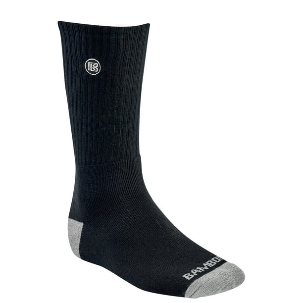 Bamboo Sports Premium Bamboo Crew Men’s Work Socks Moisture Wicking