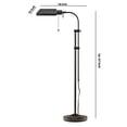 thumbnail image 5 of Benjara BM225081 Metal Rectangular Floor Lamp with Adjustable Pole, Black, 5 of 5