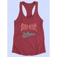 thumbnail image 3 of Good Heart Bad Influence Racerback Tank Women -Image by Shutterstock, Female x-Small, 3 of 4