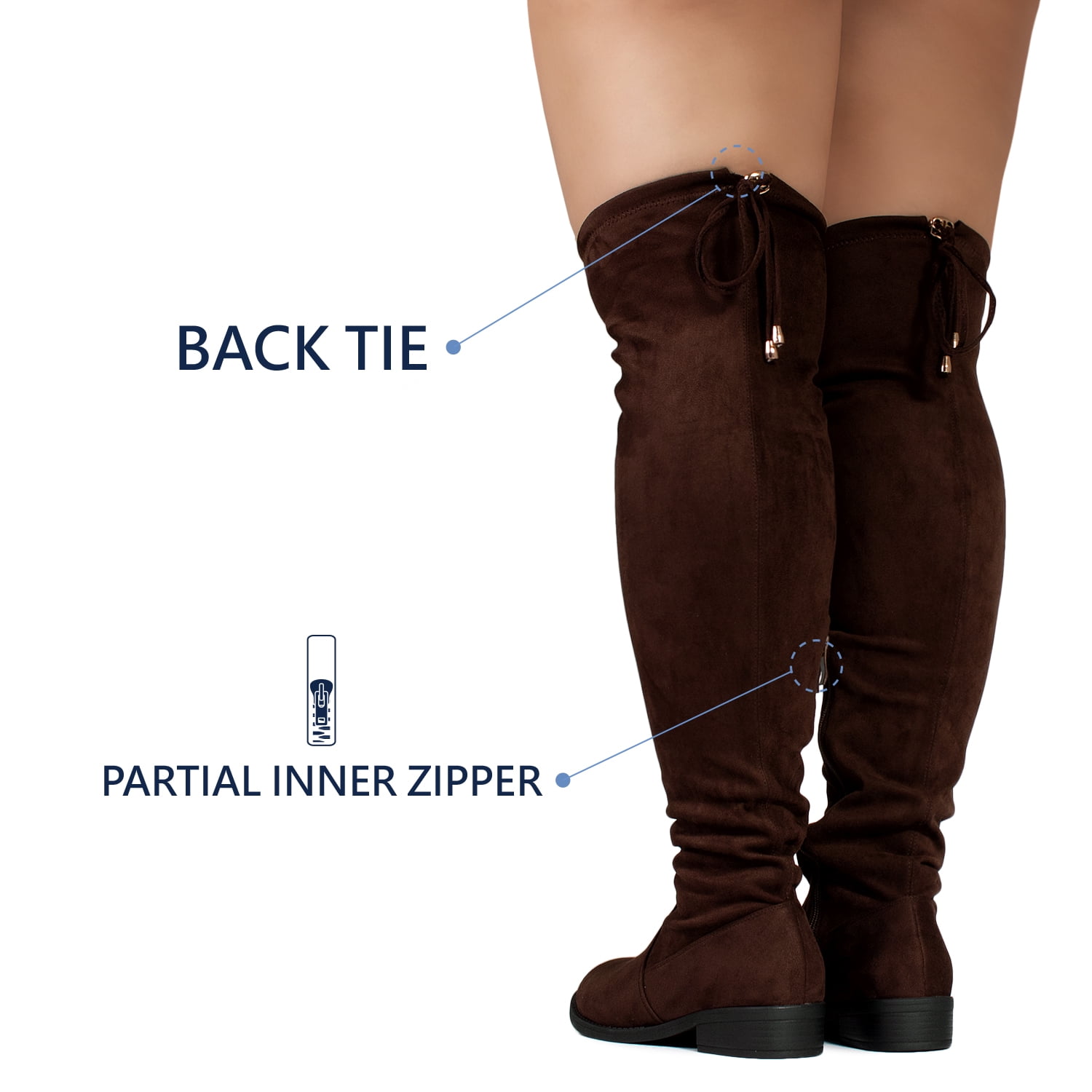 wide width sock boots