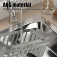thumbnail image 4 of Sponge Holder for Kitchen Sink - Auto-drain Tray, Ventilated Design for Quick-dry Hygiene, Non-slip Countertop Organizer, Sink Caddy for Sponges & Brushes, 4 of 7