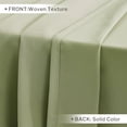 thumbnail image 5 of Blackout Curtains for Bedroom Cotton Textured Curtains 63 inch Length 2 Panels Set Grommet Window Curtains for Living Room Thermal Insulated Privacy 100% Blackout Drapes (Sage, 42 x 63 Inch), 5 of 7