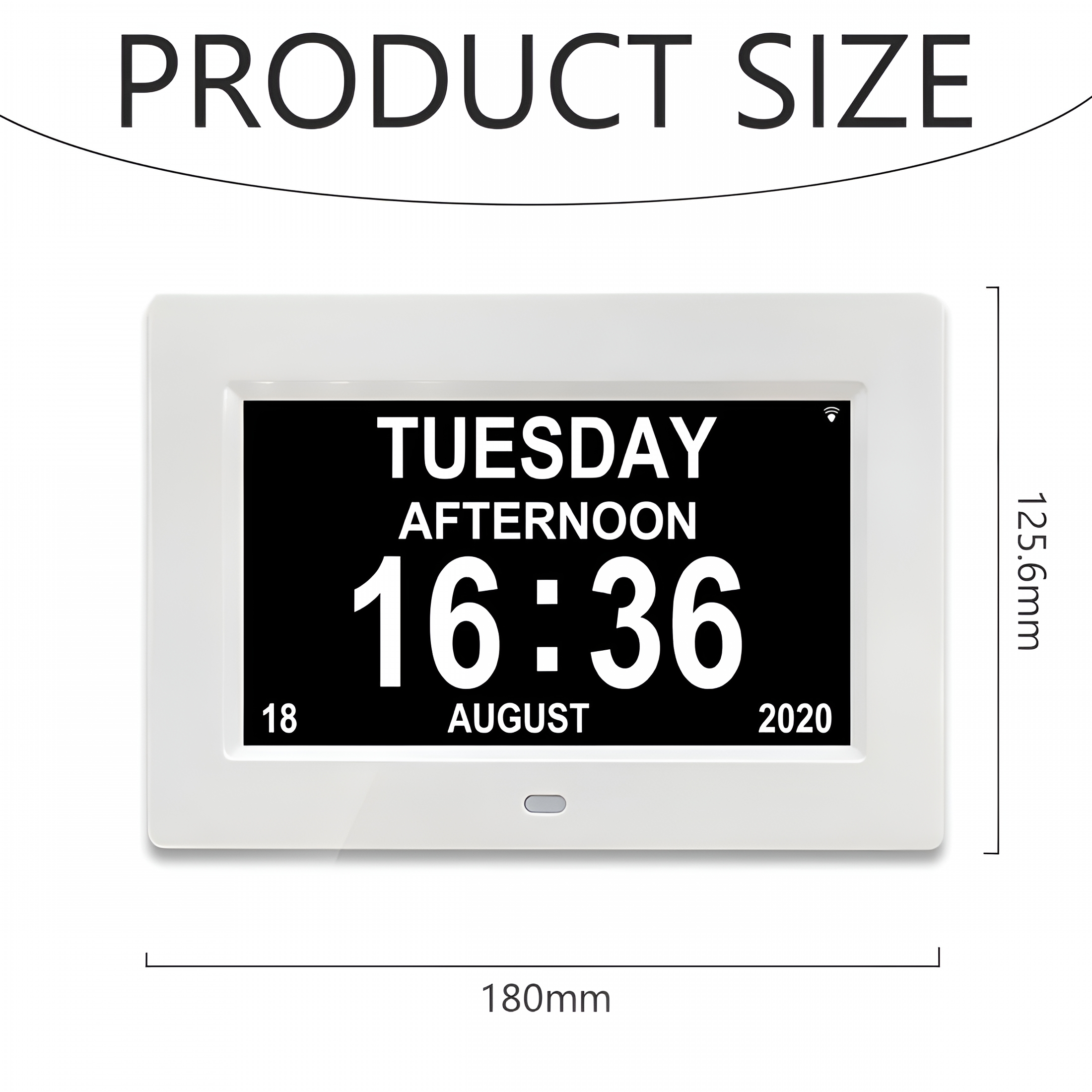 DESIGNICE Clock with Day and Date for Elderly,Clocks for Seniors,Dementia Clock,Digital Calendar Clock