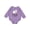 Lavender, variant on Its My First Easter Baby Lamb Baby Fleece Bodysuit