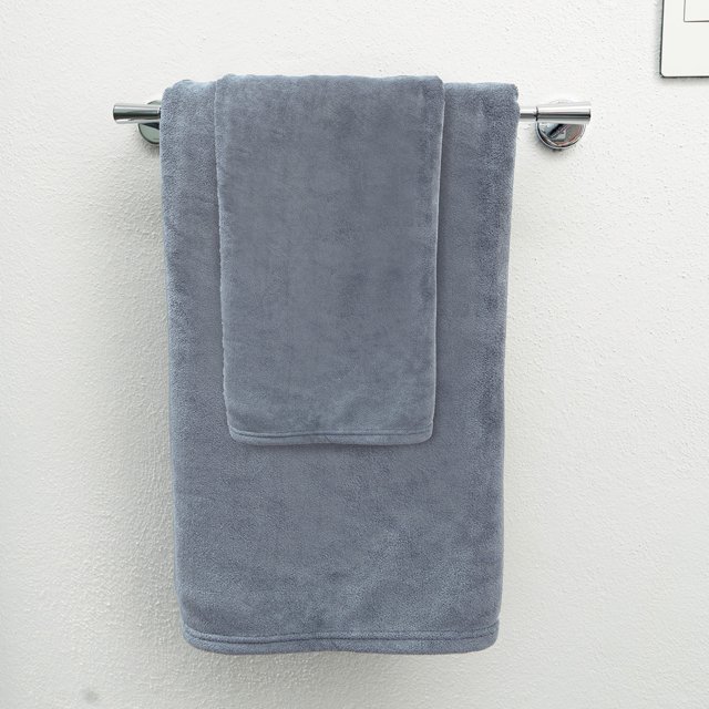 Toalla Tulum Baño Gris TESSO HOME
