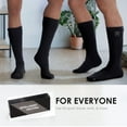 thumbnail image 4 of WARMSTOORE Heated Socks  7.4V Rechargeable Battery Electric Socks for Men Women,Winter Cold Weather Warm Socks for Skiing Foot Warmer Black L, 4 of 6