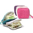 thumbnail image 3 of Visland Small Travel Jewelry Case 5 Compartments Portable Mini Jewelry Box with Tassel Zipper Soft Velvet Organizer Pouch for Rings Bracelets Bangles Cards, 3 of 8