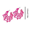 thumbnail image 2 of Earrings Silver Halloween Ear Punk Light Glow In The Dark 90S Earrings, 2 of 6